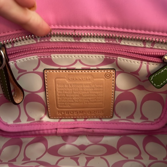 Coach Pink Springtime Bag - Picture 3 of 4